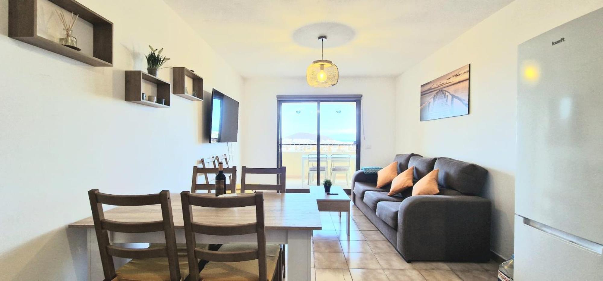Spacious 3-Bedroom Duplex Apartment With Heated Pool & Ocean View In Los Cristianos, Arona Eksteriør billede